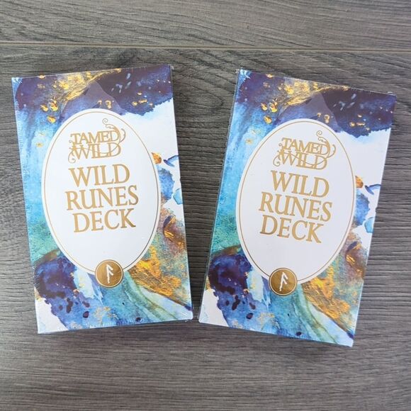 Tamed  Wild Runes Oracle Card Deck Bundle New & Sealed - Picture 1 of 2